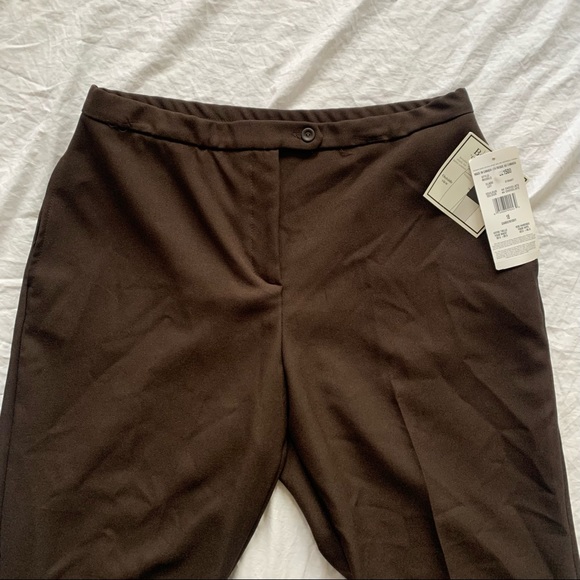 Vintage Straight Leg Brown Trousers (Made in Canada) - Picture 1 of 5